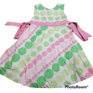 Specialty Girl lined polka dot dress 6X